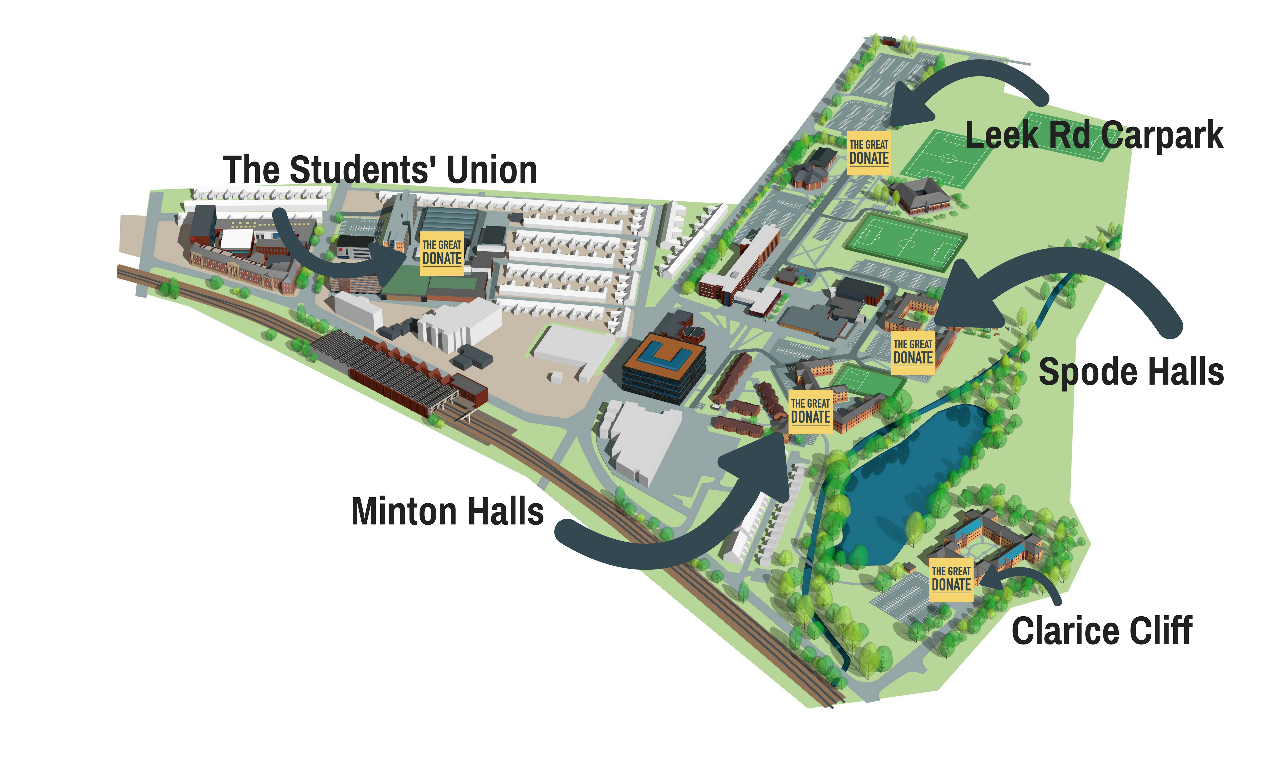 staffordshire university stoke campus map The Great Donate staffordshire university stoke campus map